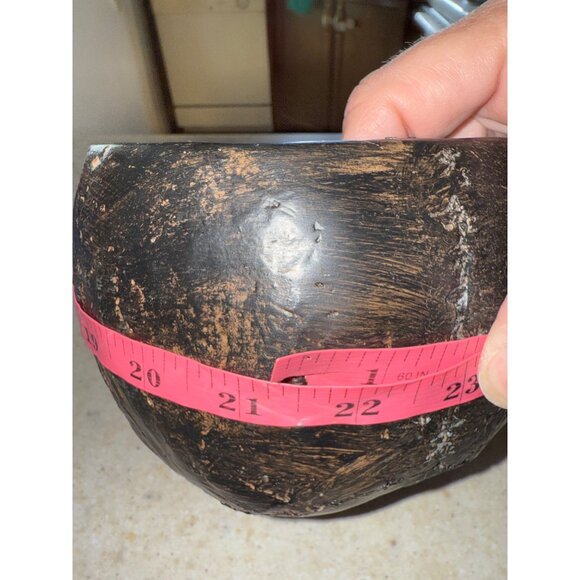 NWT Place & Time Scull Halloween Decorative Gothic Bowl/ Planter Flower Pot - Picture 10 of 11